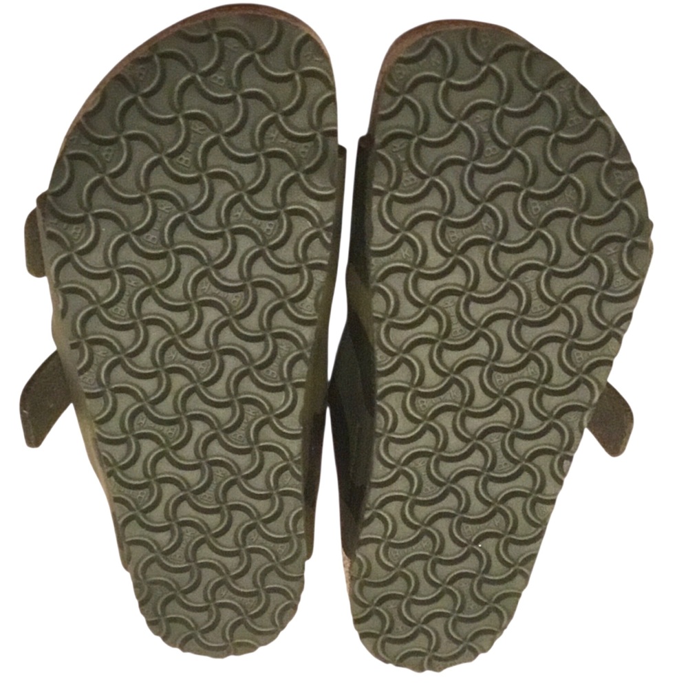 Birkenstock Kids Arizona Camo Green Birko-Flor Double Strap Slip-on Sandal Sz:1 - Picture 12 of 15